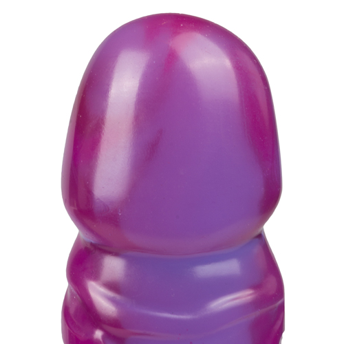 Crystal Jellies Classic Dildo - Paars - Afbeelding 2