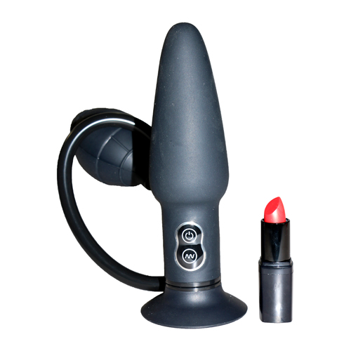 True Black Vibrating Anal Plug - Afbeelding 4