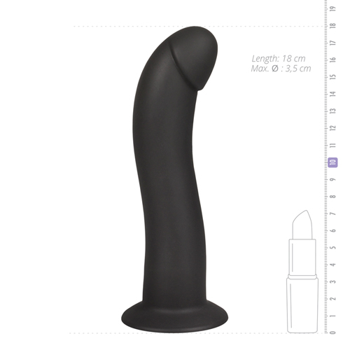 Onyx Vibrerende Siliconen G-spot Dildo - Afbeelding 4