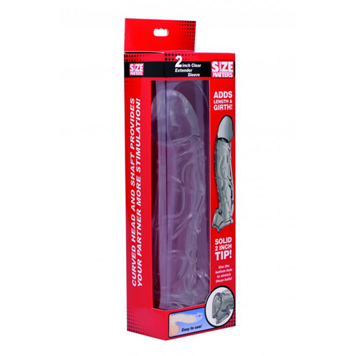 Clear Extender Gebogen Penissleeve - Afbeelding 3