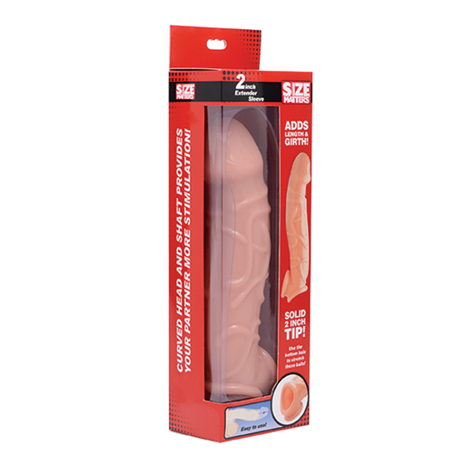 Flesh Extender Gebogen Penissleeve - Afbeelding 5